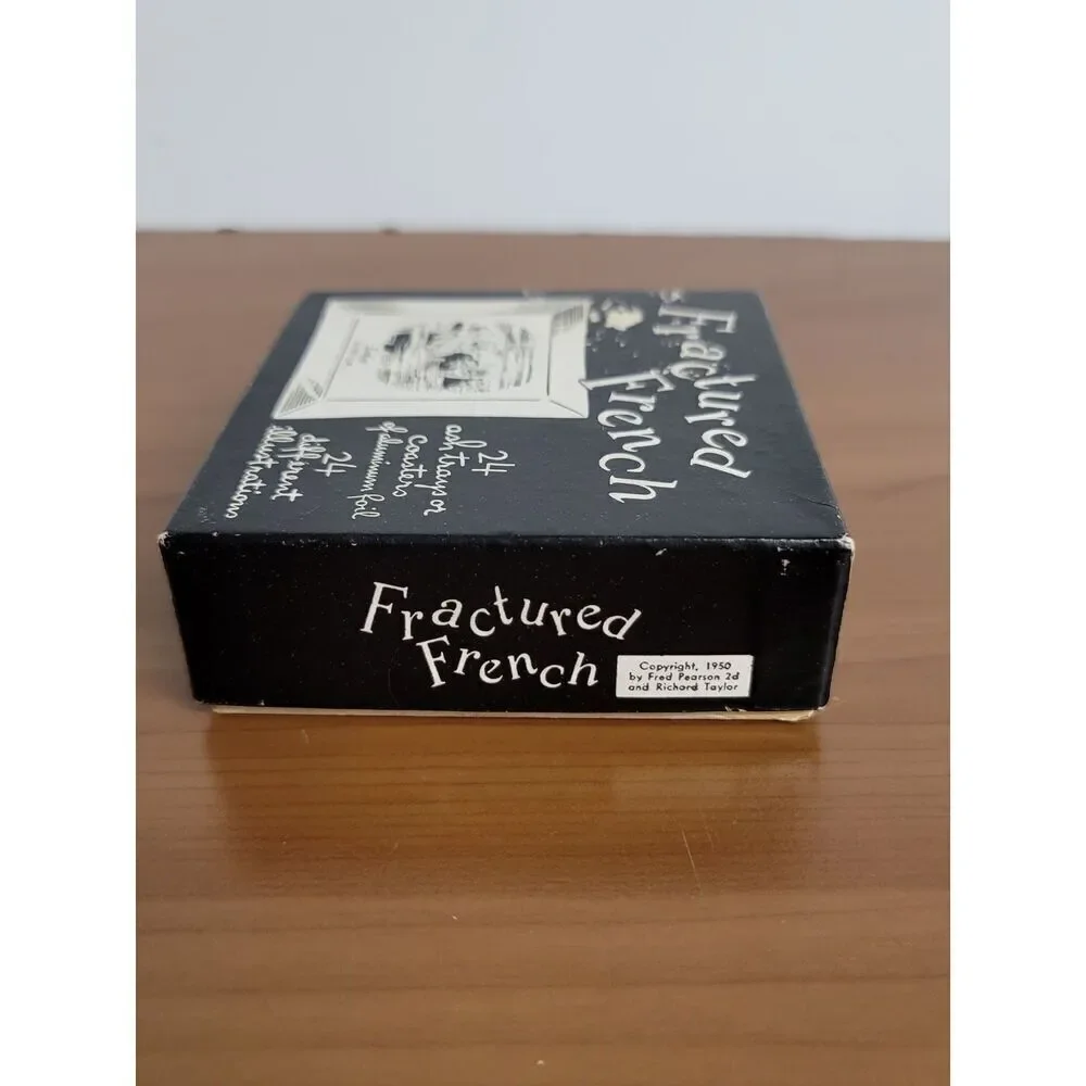 VTG 1950 Fractured French Ashtrays Coasters #A26